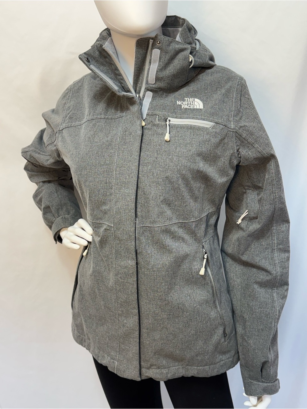 The North Face Lynndale Insulated HyVent Jacket- Heather Gray